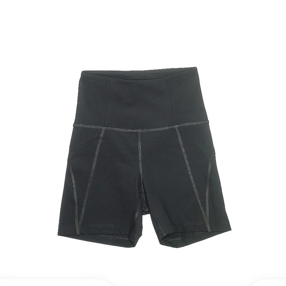 girlfriend collective Pants - Girlfriend Collective Black Highwaisted Biker Shorts Sz XXS